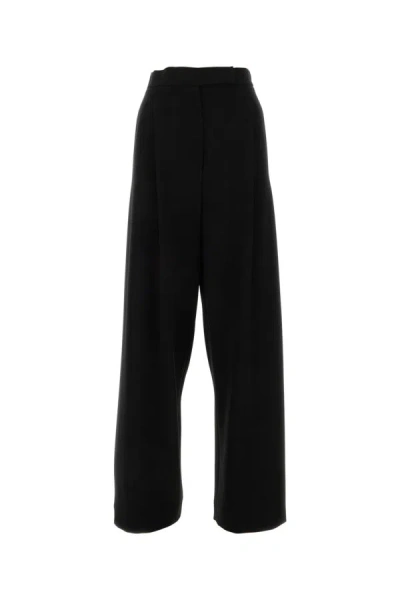 Shop Max Mara Woman Black Crepe Wide-leg Bric Pant