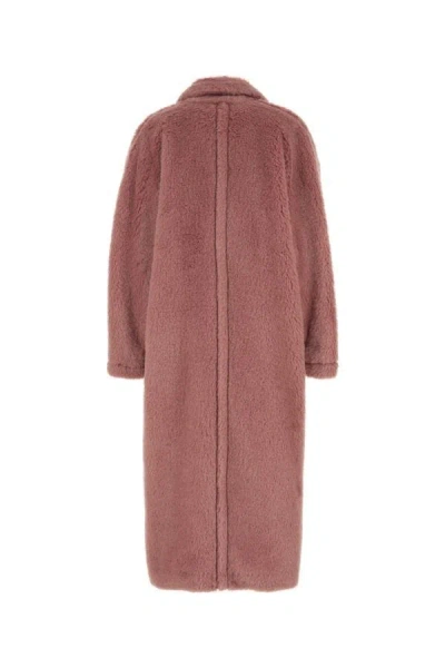 Shop Max Mara Woman Pink Alpaca Blend Zitto Coat