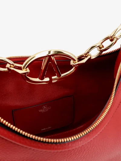 Shop Valentino Garavani Woman Vlogo Moon Bag Woman Red Handbags