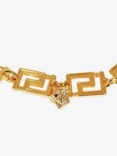 Shop Versace Man Necklace Man Gold Necklaces