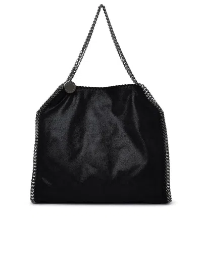 Shop Stella Mccartney Black Polyester Falabella 2 Chain Bag