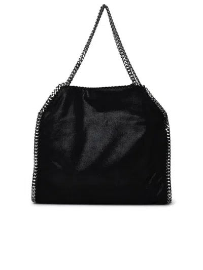 Shop Stella Mccartney Black Polyester Falabella 2 Chain Bag