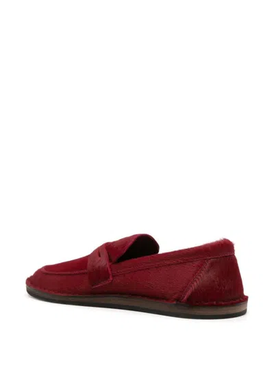 Shop The Row Loafers In Win Wine