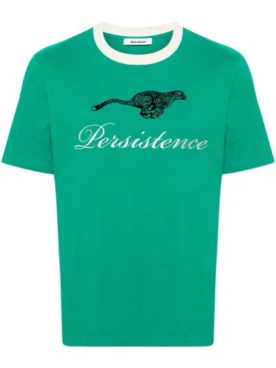 Shop Wales Bonner Resilience T Shirt Clothing In Green