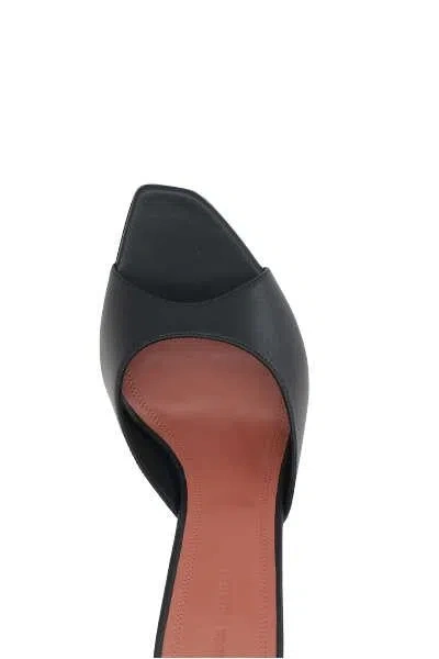 Shop Amina Muaddi Sandals In Black