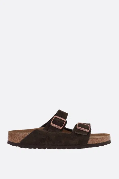 Shop Birkenstock Sandals In Mocca/brown