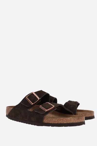 Shop Birkenstock Sandals In Mocca/brown
