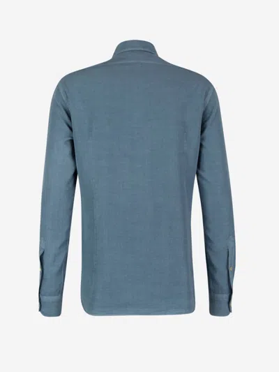 Shop Boglioli Classic Plain Shirt In Blue