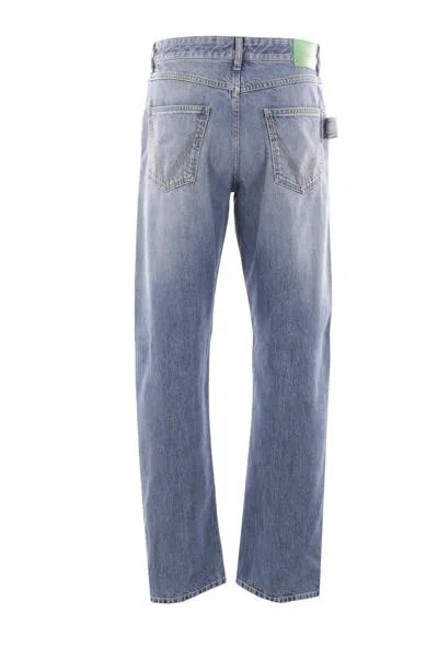 Shop Bottega Veneta Jeans In Mid Blue