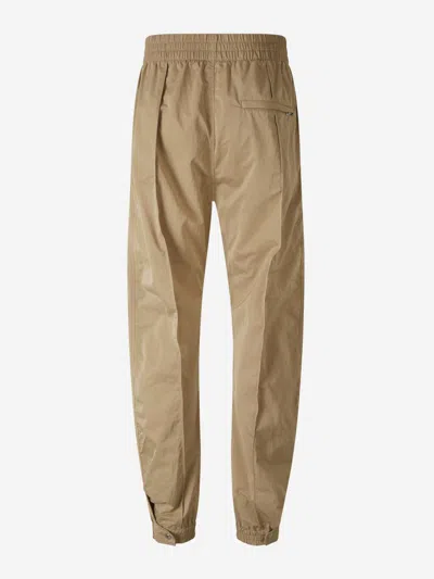 Shop Bottega Veneta Technical Nylon Joggers In Beige