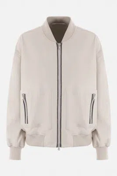 Shop Brunello Cucinelli Jackets In Winter White