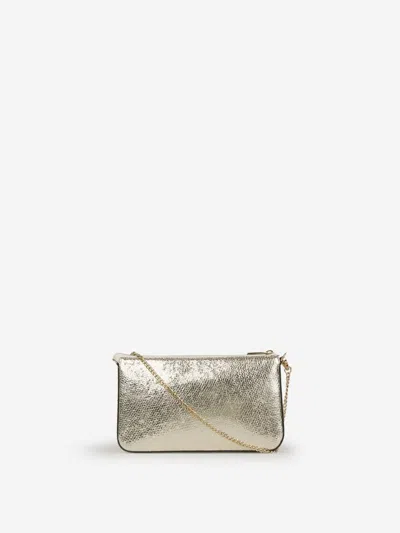 Shop Christian Louboutin Loubila Clutch Bag In Golden