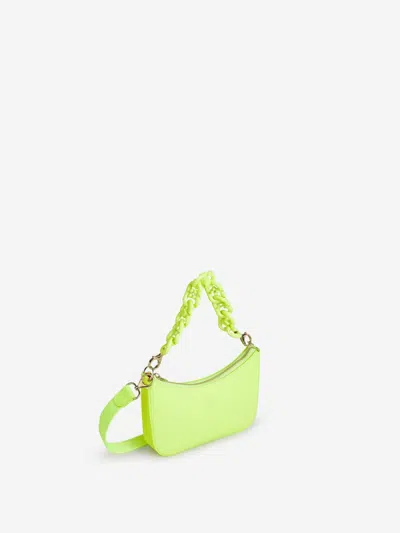 Shop Christian Louboutin Loubila Mini Chain Bag In Lime Green