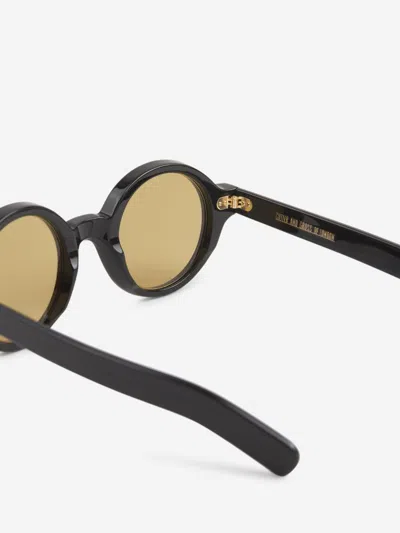 Shop Cutler And Gross Cutler & Gross Round Sunglasses 1396 In Star Point Detail