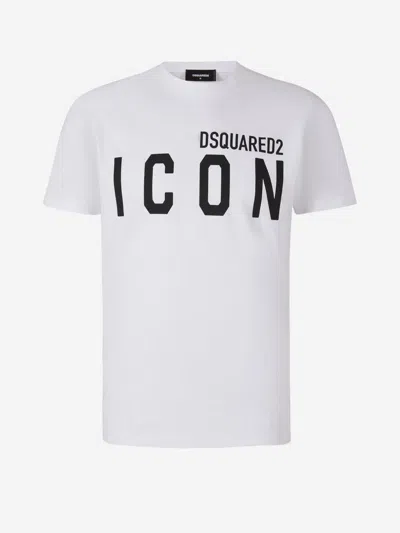 Shop Dsquared2 Logo Icon T-shirt In White