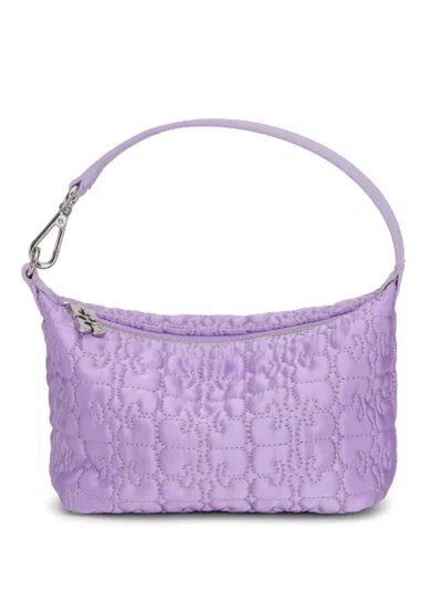 Shop Ganni Small Handbag In Lilac