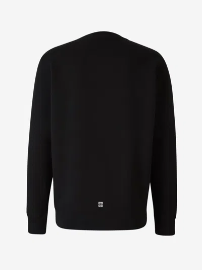 Shop Givenchy Cotton Logo Sweatshirt In Logo Printed On The Front