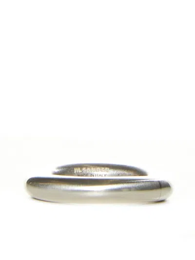 Jil Sander Silver Ring In Silver
