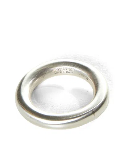 Jil Sander Silver Ring In Silver