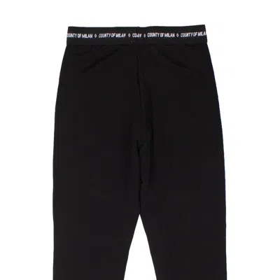 Marcelo Burlon County Of Milan County Lycra Leggings - Black In Black