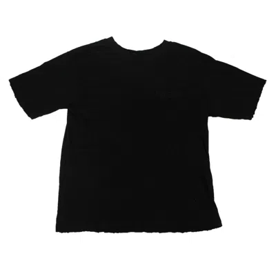 Ben Taverniti Unravel Project Long Distressed T-shirt - Black In Black