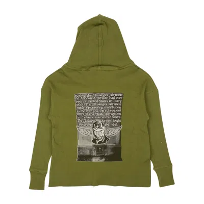 Shop Who Decides War X Barriers Ny Tuskegee Pullover - Olive In Green