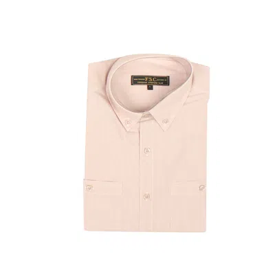 Freemans Sporting Club Light Pink Polyester/cotton Summer Shirt In Pink
