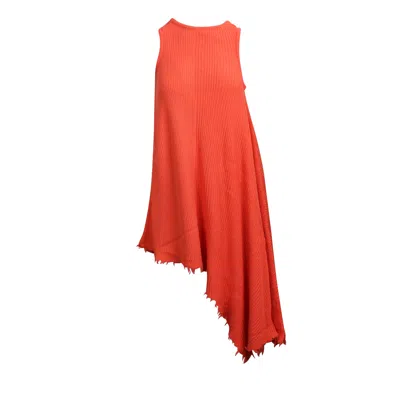 Shop Ben Taverniti Unravel Project Ribbed Dress - Orange
