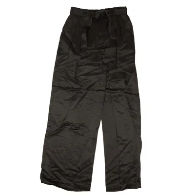Opening Ceremony High Waisted Belted Pant - Black In Black