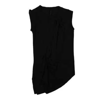 Shop Ben Taverniti Unravel Project Slim Fit Asymmetric Sleeveless Top - Black