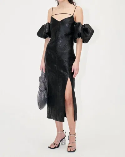 Shop Stine Goya Ditta Dress In Black