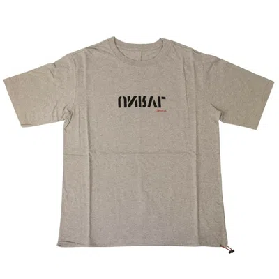 Shop Ben Taverniti Unravel Project Oversized Logo T-shirt - Gray In Grey