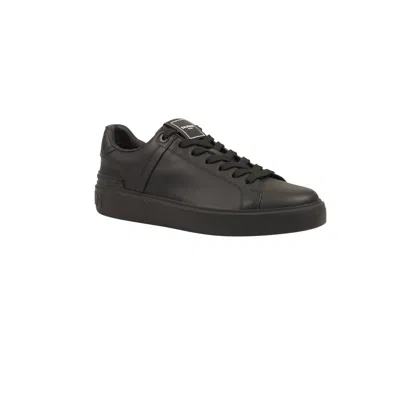 Shop Balmain Black B- Court Sneakers
