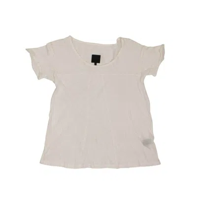 Shop Rta Cotton 'jewel' Short Sleeves T-shirt - White