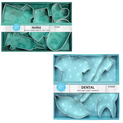 Shop R & M International 9 Piece Dental And Nurse Cookie Cutter Set In Silver