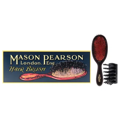 Shop Mason Pearson Extra Small Pure Bristle Brush - B2 Dark Ruby By  For Unisex - 2 Pc Hair Brush And Clea