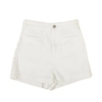Shop Moncler Denim Shorts Pants - White