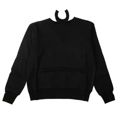 Shop Ben Taverniti Unravel Project Loose Fit Cut Out Sweater - Black
