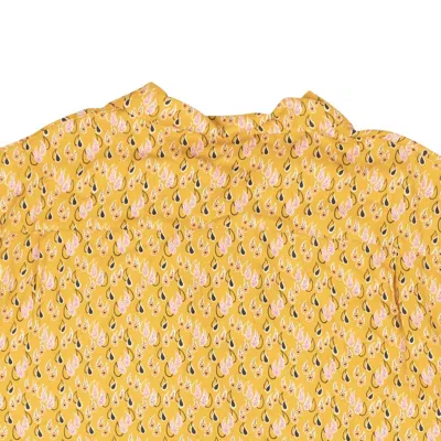 Shop Stussy Paisley Silk Shirt - Yellow