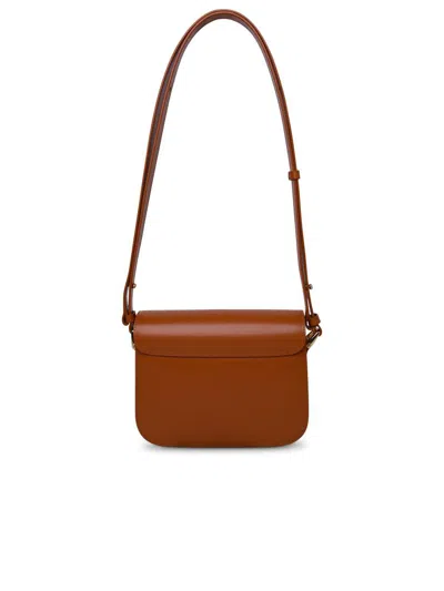 Shop Apc A.p.c. Terracotta Leather Bag In Brown