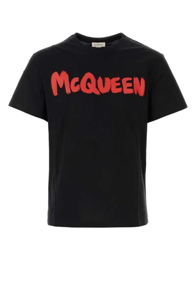 Shop Alexander Mcqueen T-shirt In Black