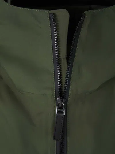 Shop Givenchy Technical Windbreaker Jacket In Military Green
