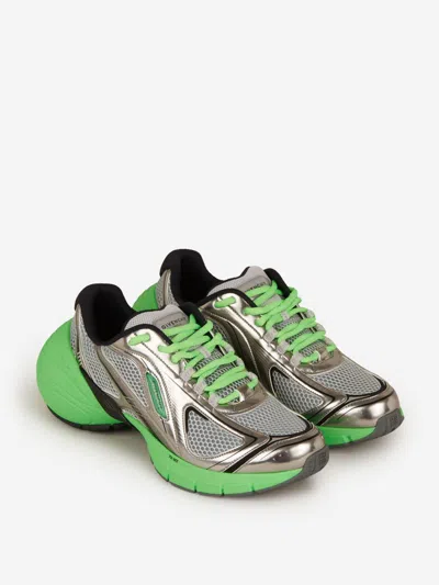 Shop Givenchy Tk-mx Runner Trainers In Gray And Green