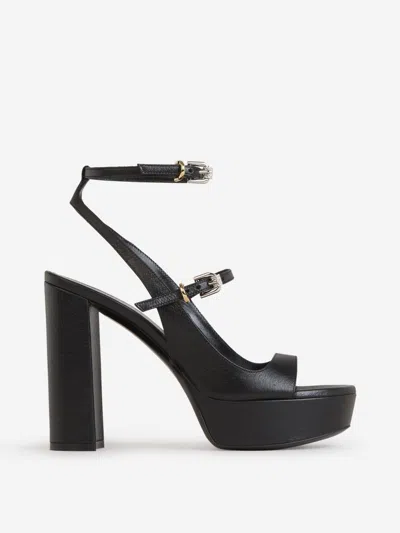Shop Givenchy Voyou Platform Sandals In Beige