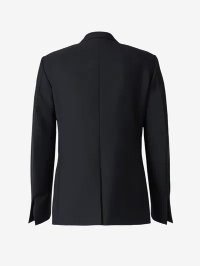 Shop Givenchy Wool And Mohair Blazer In Black