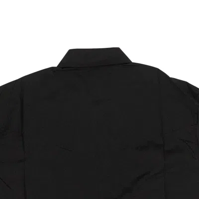 Shop Vlone Black Real Men Wear Black Button Down Short Sleeve Shirt