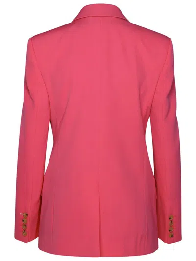 Stella Mccartney Iconic Stretch-cotton Blazer In Pink