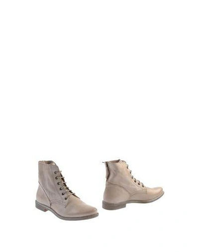 Shop Manas Ankle Boot In Dove Grey