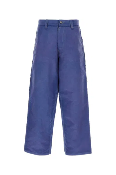 Shop Maison Margiela Pants In Blue
