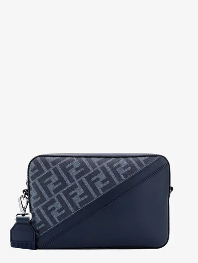 Shop Fendi Shoulder Bag In Blue